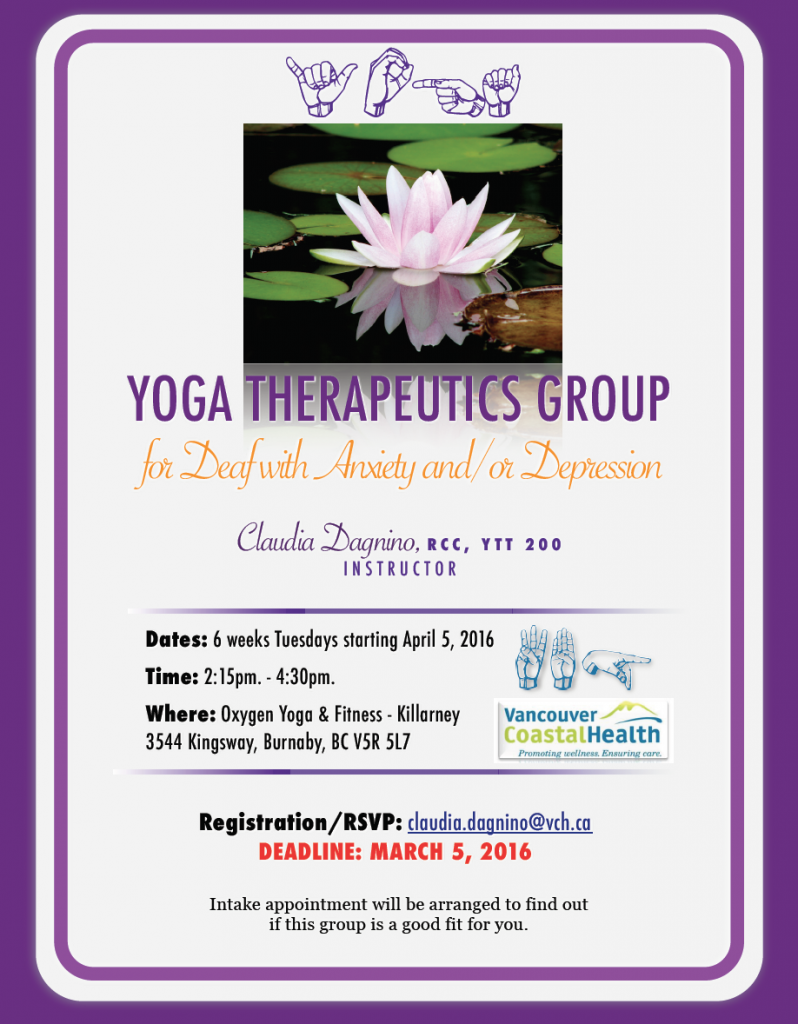 Yoga Therapy Flyer April 2016 - Page 1