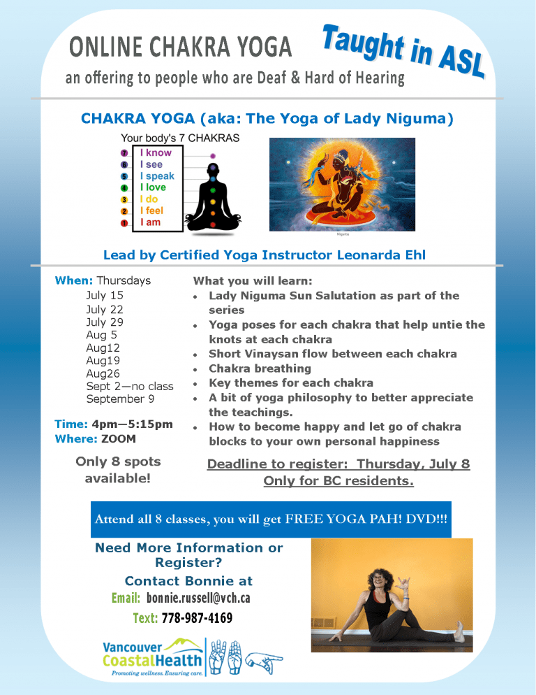 ONLINE CHAKRA YOGA