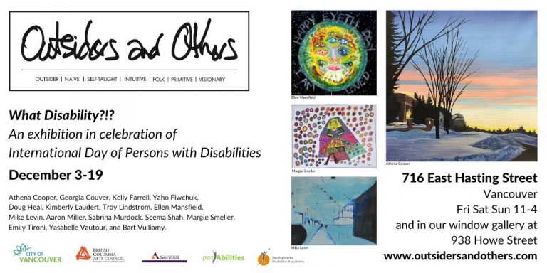 What Disability? Exhibition By Outsiders and Others