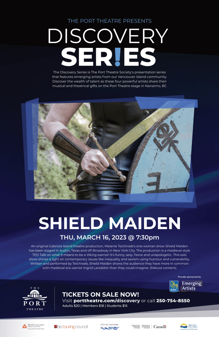 The Port Theatre presents SHIELD MAIDEN