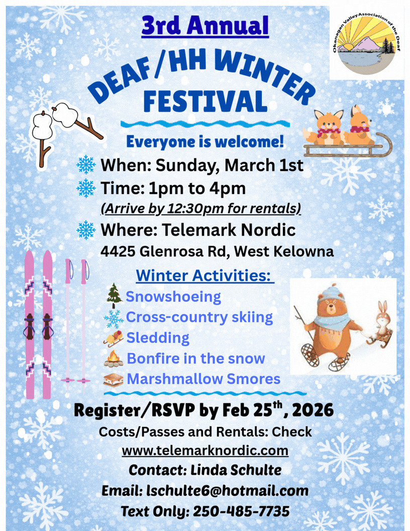 OVAD DEAFHH WINTER FESTIVAL OVAD DEAFHH WINTER FESTIVAL