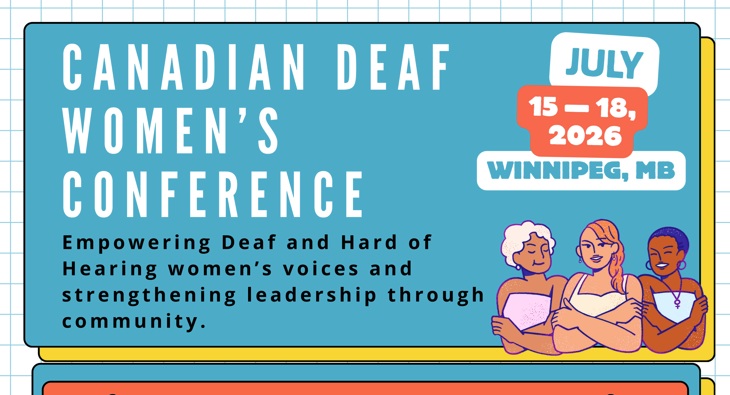 Canadian Deaf Women’s Conference: July 15–18