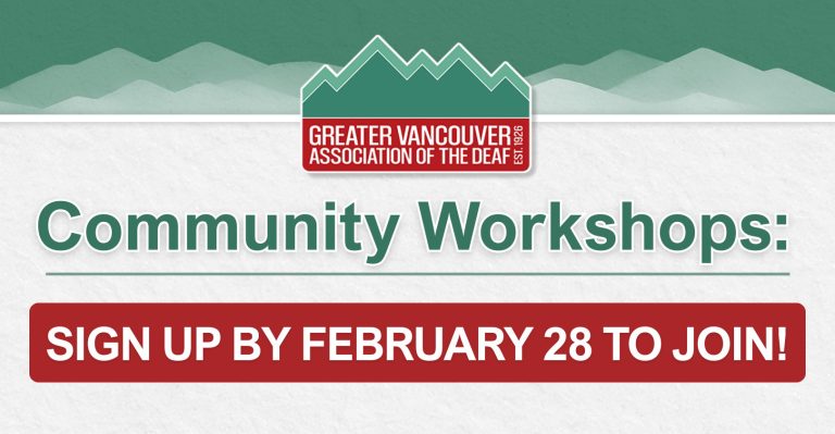 GVAD Community Workshops