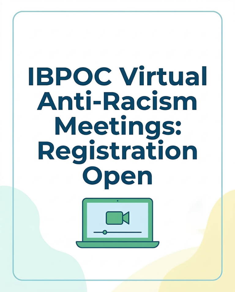 IBPOC Virtual Anti-Racism Meetings Registration