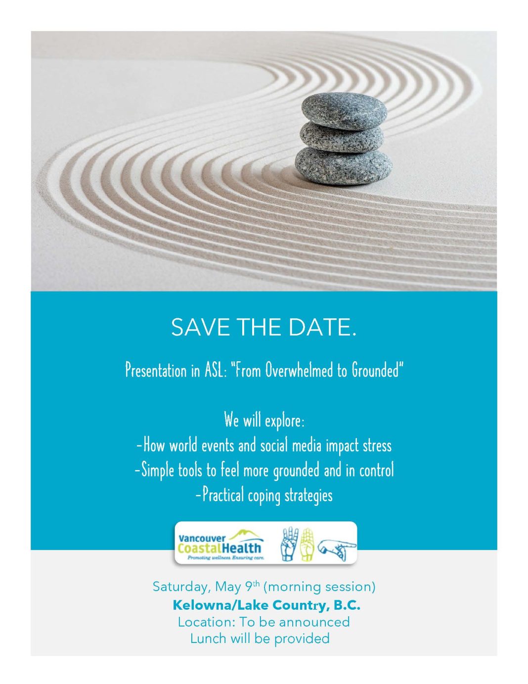 Deaf Well-Being Program Presentation Flyer