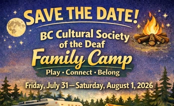 BC Cultural Society of the Deaf – Family Camp