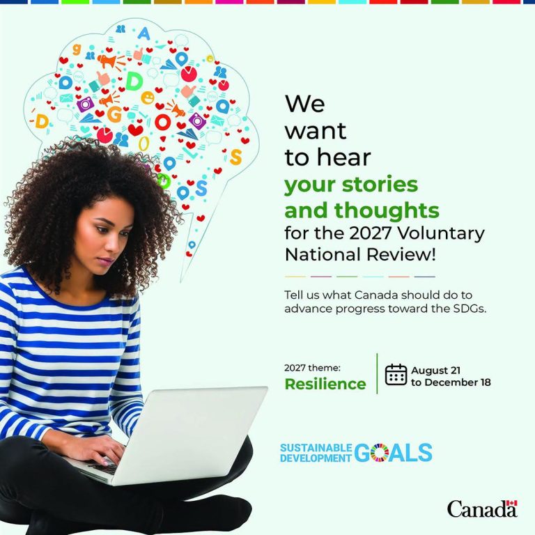 Have Your Say: Contribute to Canada’s 2027 Voluntary National Review