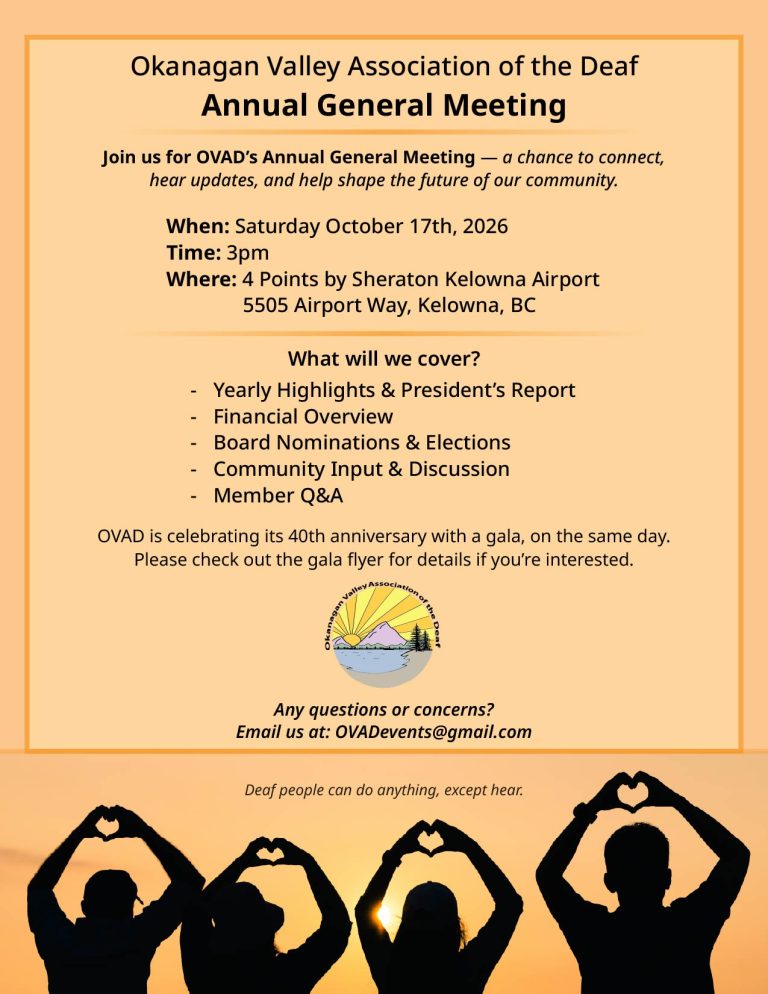 OVAD’s Annual General Meeting