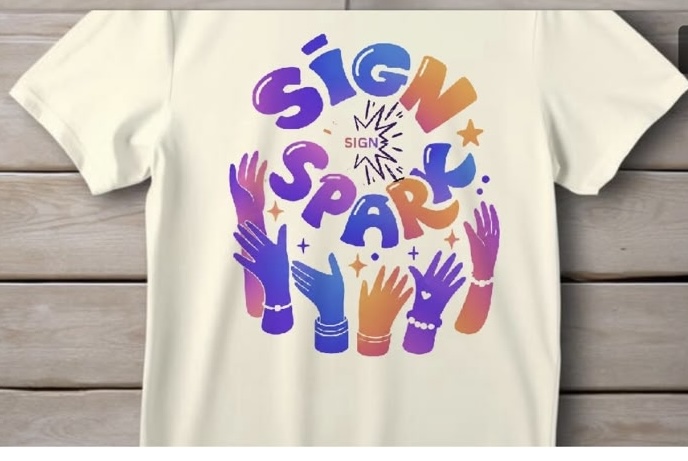 Sign Spark Shirt Example image